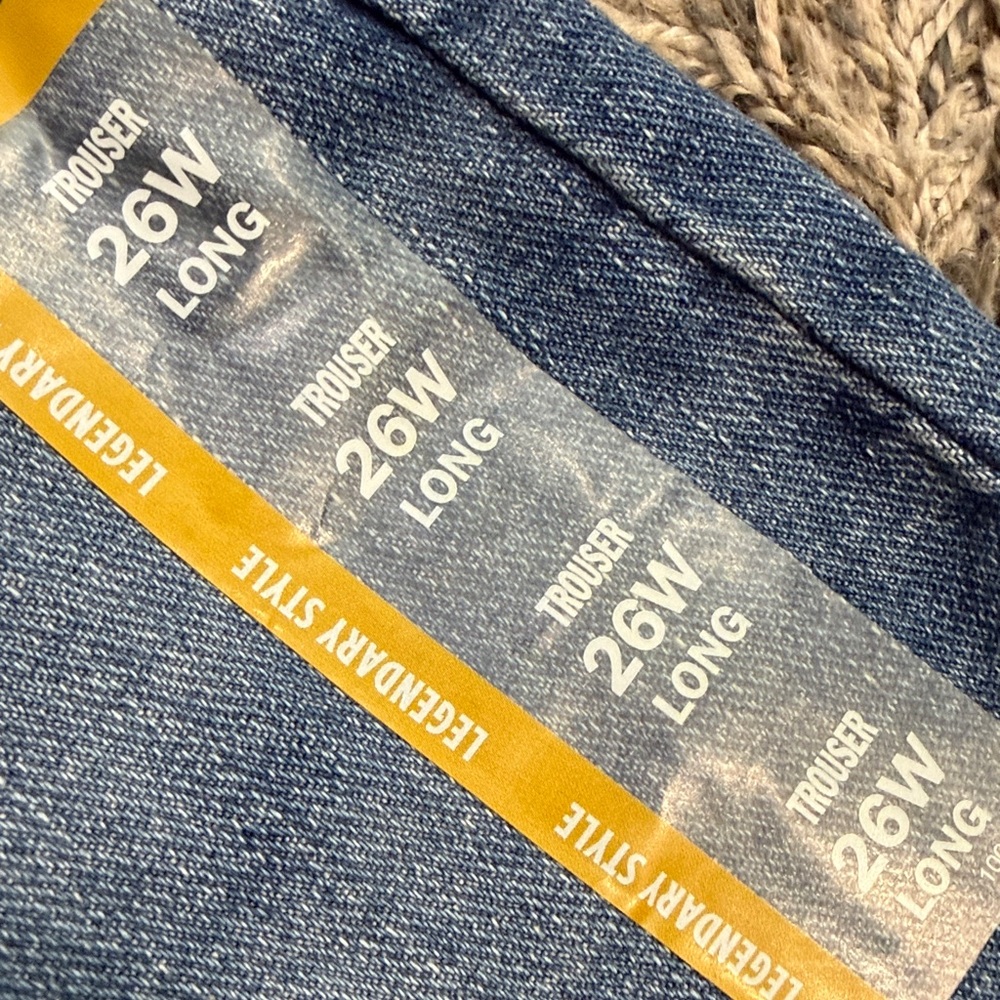 Lee Women's light wash wide leg trouser Jeans sz 28 long - Picture 6 of 11